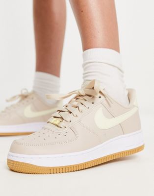 Nike Air Force 1 trainers in sanddrift beige - ASOS Price Checker
