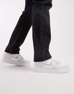  Air Force 1 trainers with swoosh detail in off white