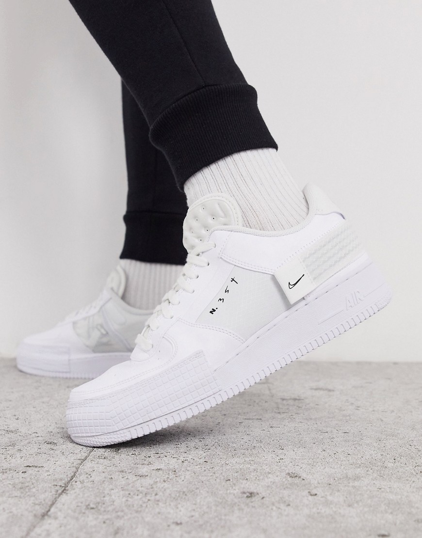 Nike Air Force 1 Type trainers in white