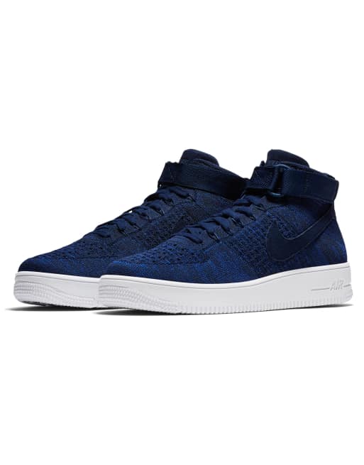 Nike air-force 1 2025 ultra flyknit mid blue