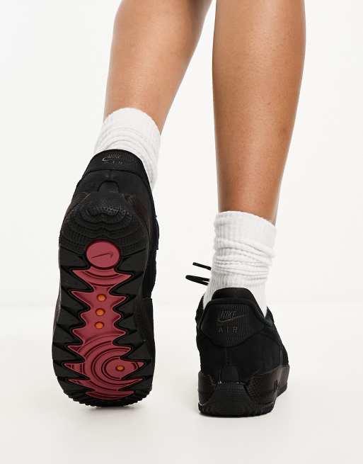 Nike Air Force 1 Wild Baskets unisexes Triple noir