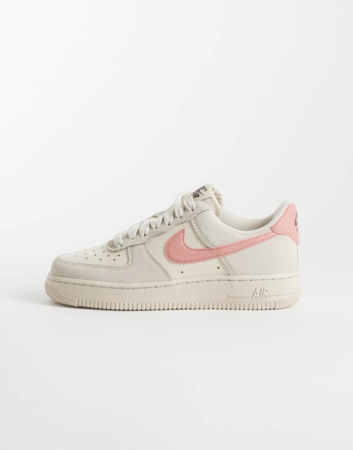 Nike Air Force 1 zapatillas de deporte en marrón y burdeos