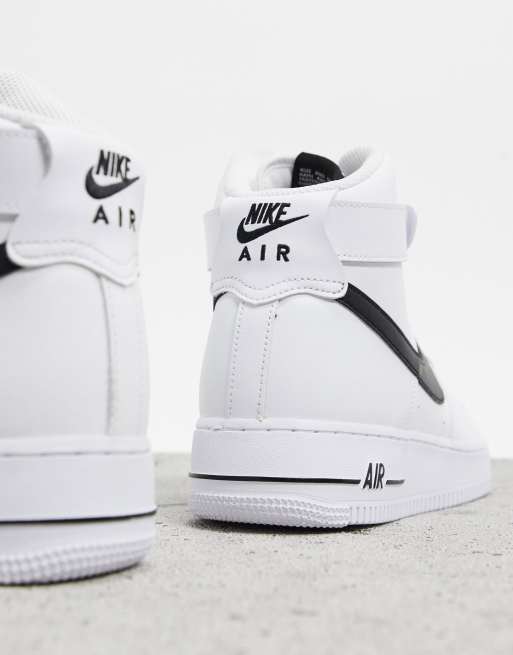 Nike Air Force 1 07 Baskets montantes Blanc noir