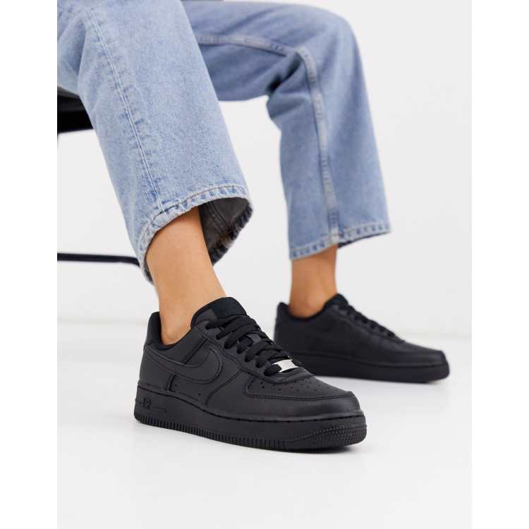 Nike Air Force 1 07 Baskets Noir ASOS