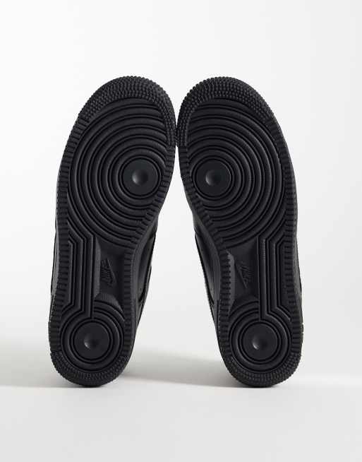 Nike – Air Force 1'07 – Schwarze Sneaker , 4 von 5