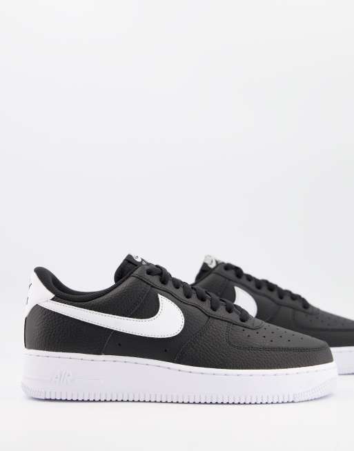 Nike Air Force 1'07 sneakers in black and white ASOS