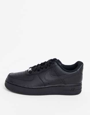 nike air force 107 black