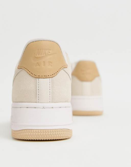 Nike air force 2025 1 off white suede