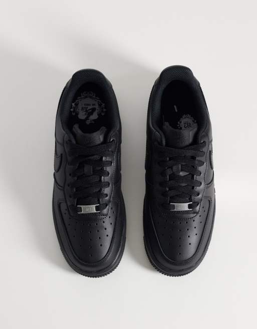 Nike – Air Force 1'07 – Svarta sneakers , 3 av 5