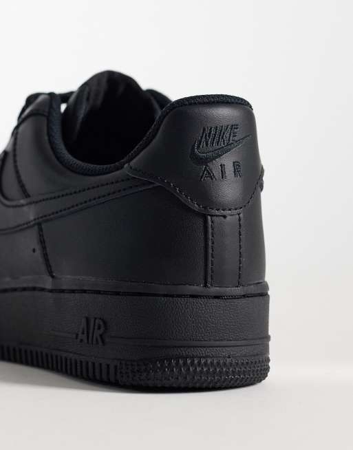Nike – Air Force 1'07 – Svarta sneakers , 5 av 5