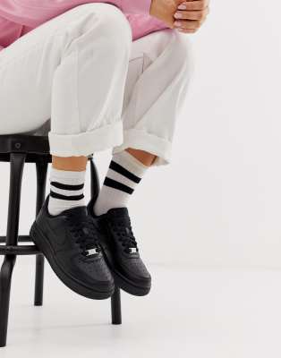 asos black air force