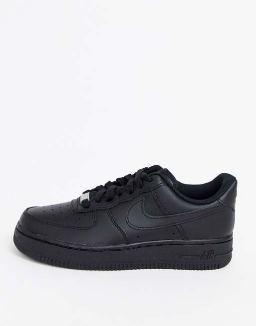 Nike Air Force 1 07 Lv8 Suede Trainers In Black Aa1117 001, $91, Asos