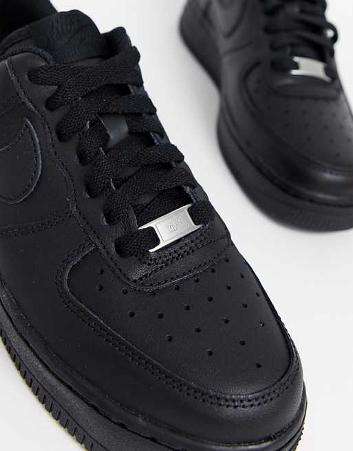 Nike Air Force 1'07 trainers in black | ASOS Nike Air Force 1'07 trainers in black | ASOS