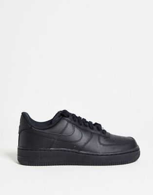 Nike Air Force 1'07 trainers in black  - ASOS Price Checker