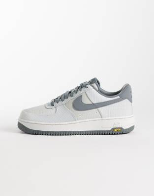 Nike Air Force 1'07 Vibram trainers in grey and white