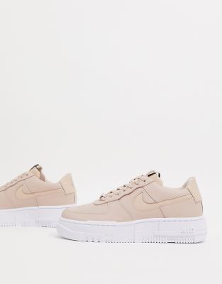 af1 pixel tan suede