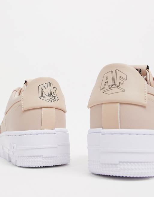 Nike air best sale pixel beige