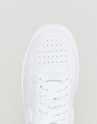 white platform sneakers nike
