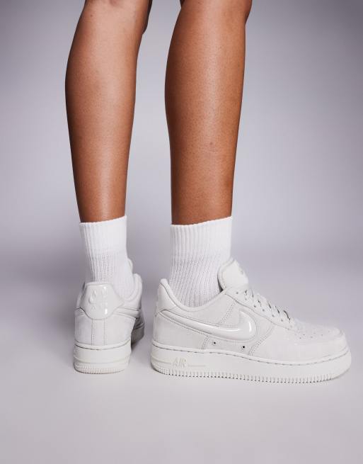 Nike - Air Force 1 '07 - Baskets avec logo virgule effet bombé - Blanc cassé , 3 de 5