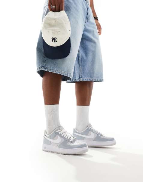 Nike - Air Force 1 - Baskets - Gris/blanc - view 1