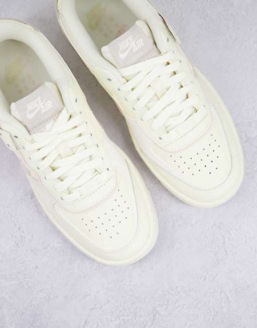 Air force one blanche best sale et beige