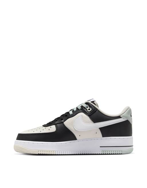 Nike force 1 noir clearance et blanc