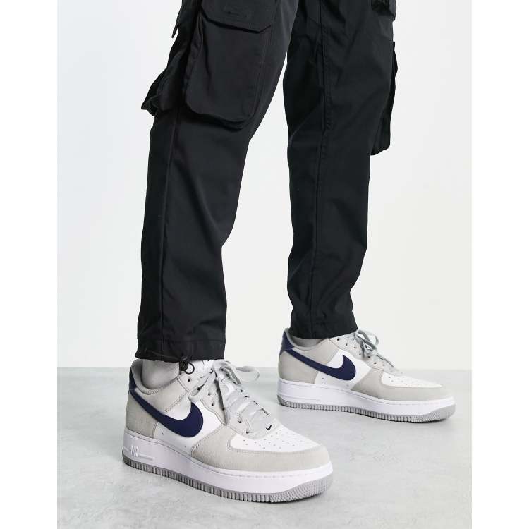 Air force 1 best sale blanche et bleu marine