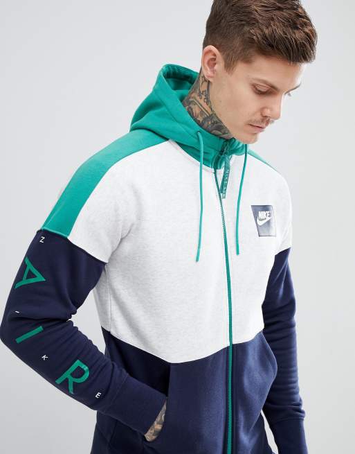 Nike air full store zip hoodie in navy