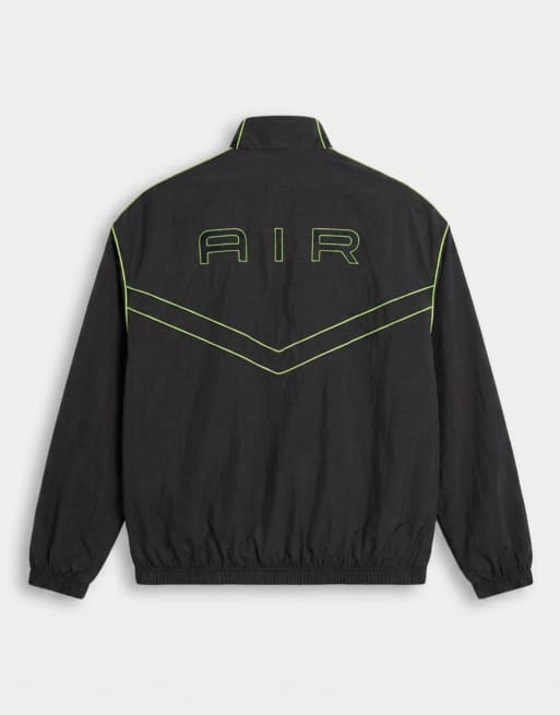 Nike Air funnel neck windrunner track jacket in black, 8 of 10