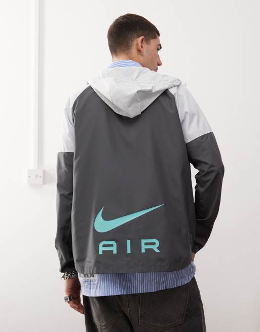 Nike Air Giacca da corsa grigia ASOS