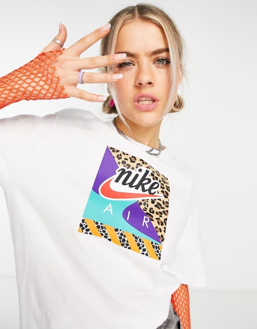 Nike Air graphic boyfriend t-shirt in white