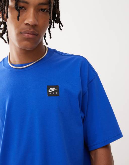 Nike Air graphic t-shirt in blue, 3 of 4