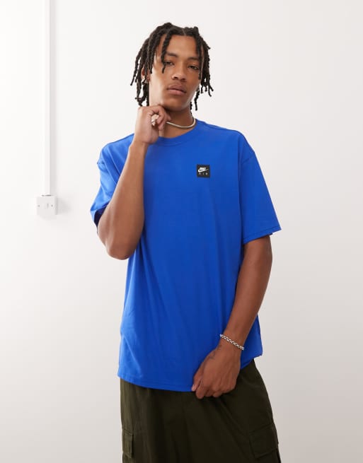 Nike Air graphic t-shirt in blue, 4 of 4