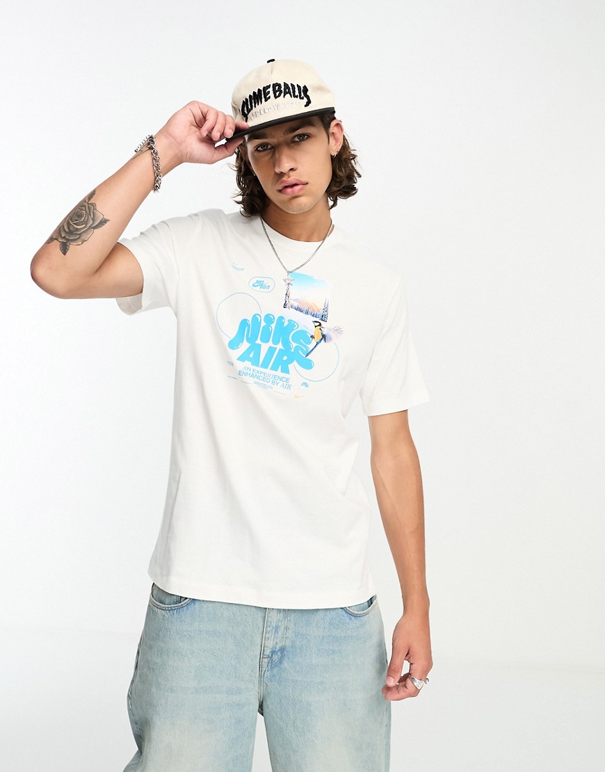 Nike Air graphic t-shirt in white