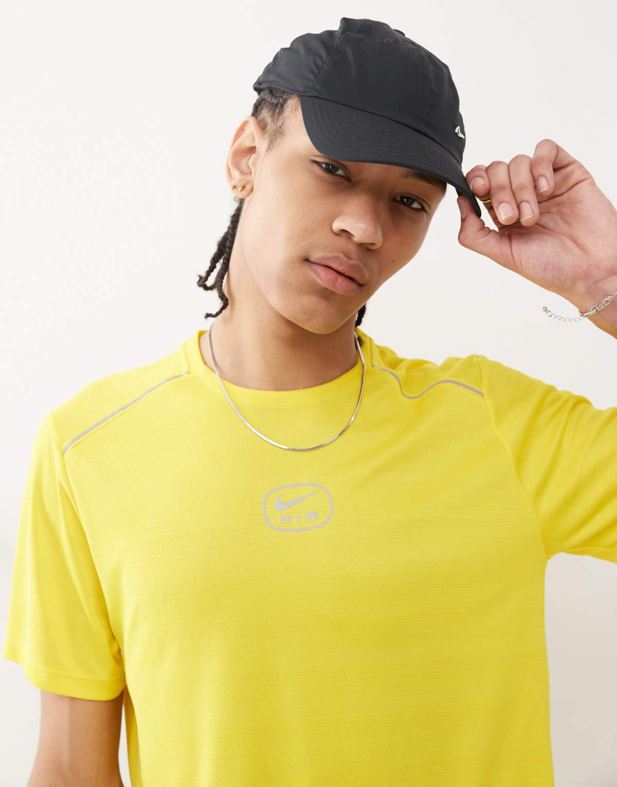 Nike Air graphic t-shirt in yellow