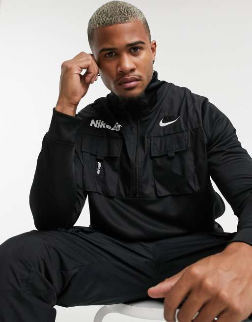 Nike air half zip best sale track top