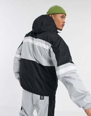 Nike Air half-zip overhead woven jacket in gray | ASOS