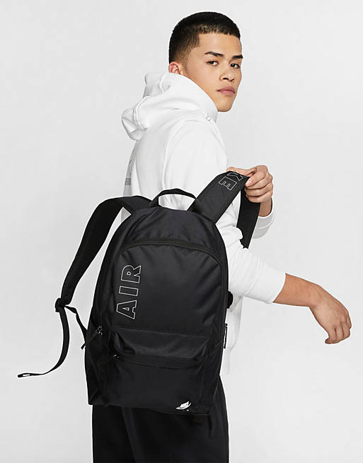 Nike Air Heritage backpack in black | ASOS