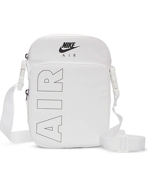 Nike Air Heritage flight bag in white | ASOS