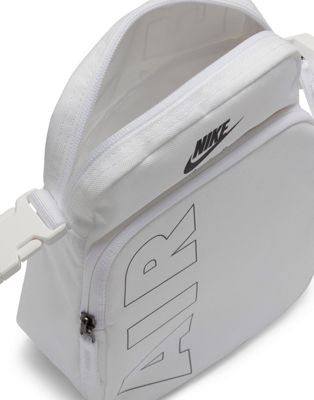 Nike Air Heritage flight bag in white 