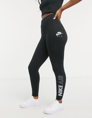 Pants and jeans Nike Sportswear Air Legging Black/ White