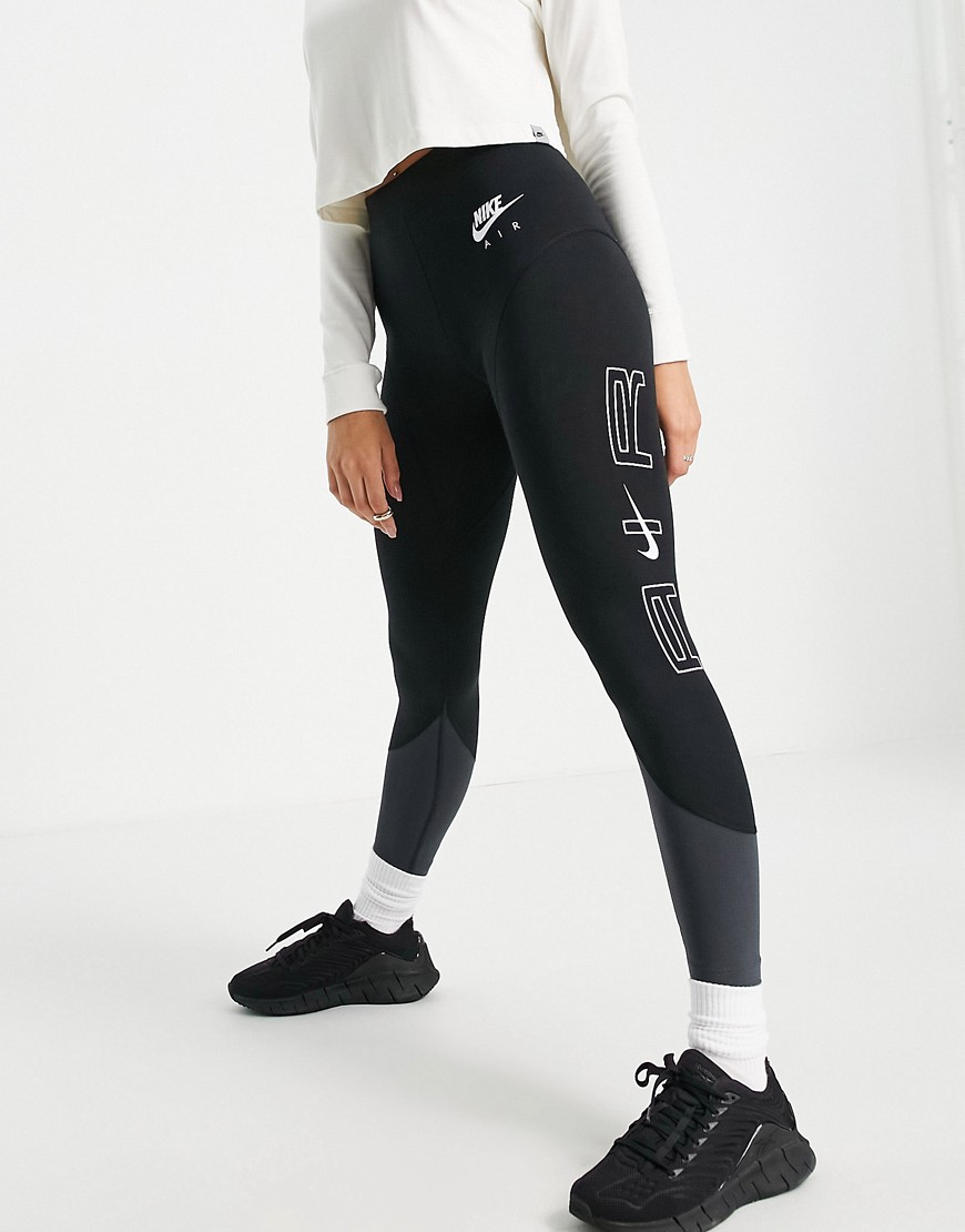 Nike Air high rise leggings in black