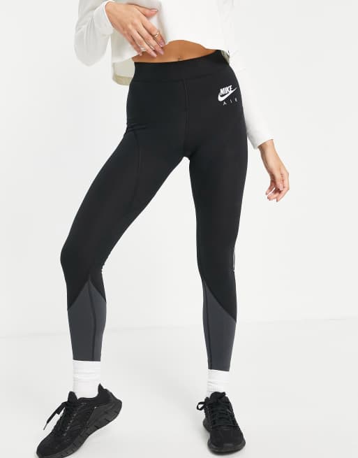 Nike Plus Air high rise leggings in black