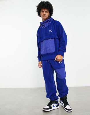 Nike Air hoodie in deep royal blue - ASOS Price Checker