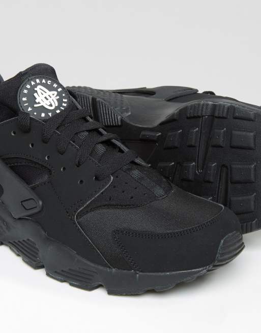 Nike Air Huarache 318429-003 Baskets Noir ASOS