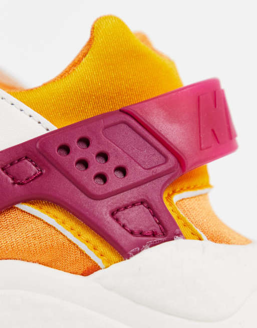 Nike - Air Huarache - Baskets - Crème et orange, 2 de 4