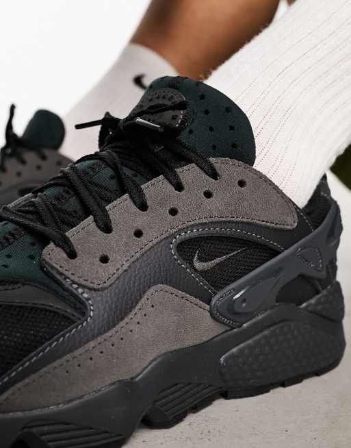 Nike air huarache grey black online