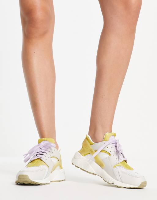 Nike huarache sales femme jaune