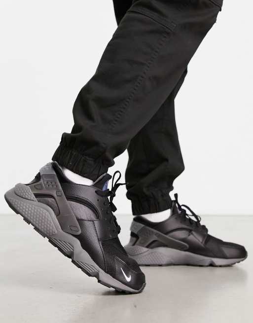 Nike Air Huarache Baskets Noir et gris