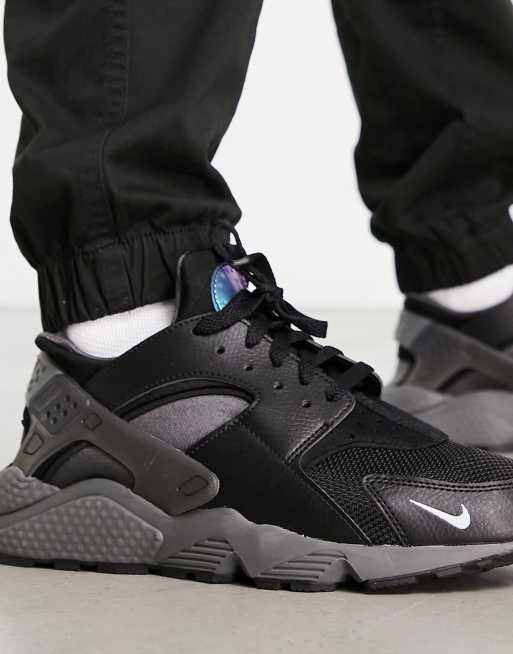 Nike huarache grise store et noir